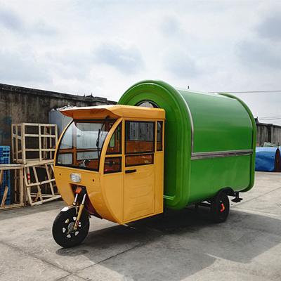 China Winery CP-G 230165230 3 wheels bike electric food cart street bicycle food trailer bike food truck china supplier for sale