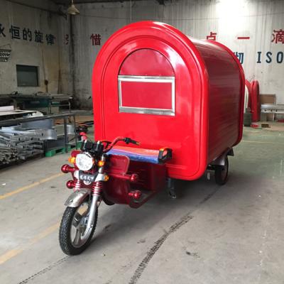 China CP-G230165230 Winery CE Certified Fryer Bike Food Cart Bread Sandwich Food Caravan Bun Food Booth For Sale for sale