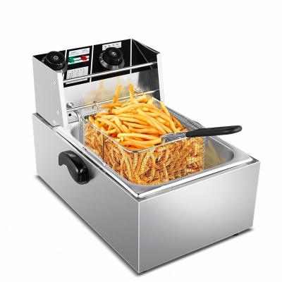 China Frying Food Commercial Kitchen Equipment Electric Deep Fryer for sale