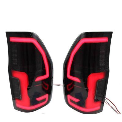 China Auto Led Headlight Hot Selling Auto Parts Led Back Lights Blackened Rear Headlight Taillight Assembly Car Lamp Tail Light for sale