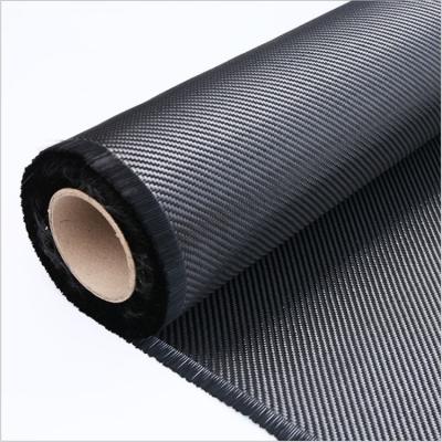 China Waterproof 240gsm 3k twill weave material fabric composed of 1m wide and high tenacity carbon fiber fiber for sale