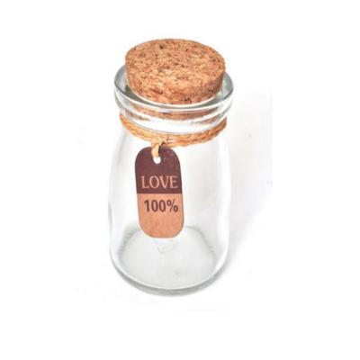 China Creative Wholesale Glass Jar Mini Bonsai Pudding 100ml Bottle Jam Jar for sale