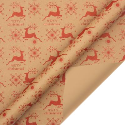 China Popularity Classic Christmas ANTISTATIC Wholesale Durable Wrapping Papers For Gift Wrapping for sale