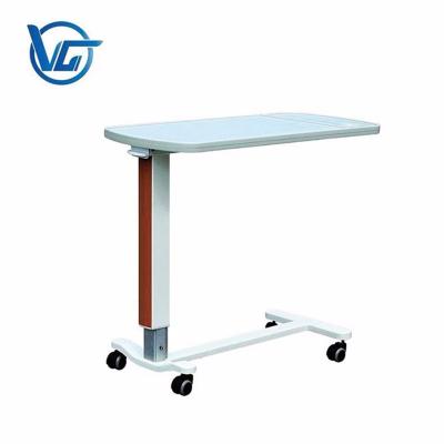 China Adjustable Dining Height Hospital Bed Dining Table Side Table for sale