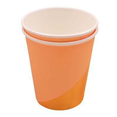 China Disposable Customize 7oz Paper Cup Selling Food Packaging Design 200ml Disposable Cold Drink Rose Coffee Cups for sale