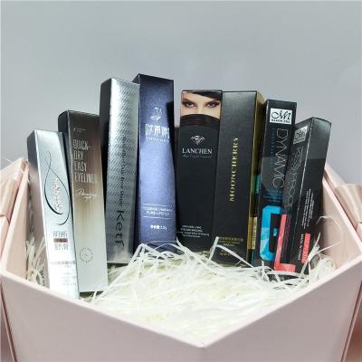 China Recyclable Custom Lipstick Skin Care Box Paper Eyelash Lip Gloss Cosmetic Packaging Boxes for sale