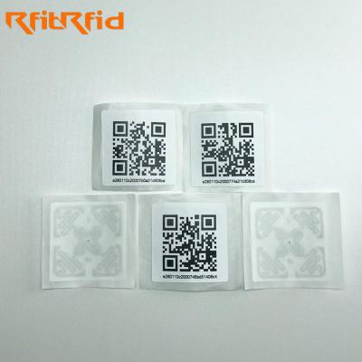 China RFID/NFC impinj monza5 UHF rain 3D rfid tag label with h47 inlay for sale