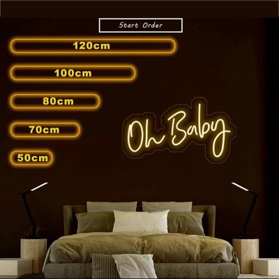 China Hotel Drop Shipping No MOQ Free Design Wall Mounted Neon Sign Acrylic Led Art For Wedding Birthday Party for sale