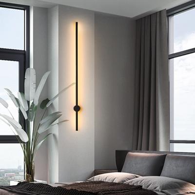 China Modern Indoor Led Wall Light Through Aluminum Decorate Wall Sconce Bedroom Led Wall Lamp for sale