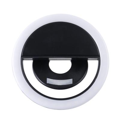 China Hot Selling RGB Selfie Ring Light TR-RL-001 LED Selfie Ring Light Rechargeable Camera Mini Selfie for sale