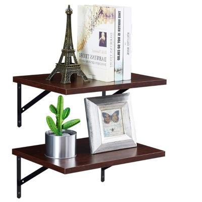 China Wooden Wall Mounted Floating Wooden Wall Mounted Shelves Storage Price Book Proper Display Stand Holder for sale