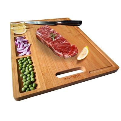 China Low price durable wood color multifunctional bamboo chopping boards viable chopping plates large for kitchen for sale