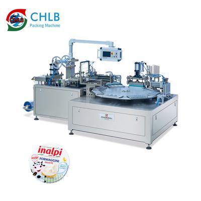 China Food Cheese Jam Blister Packing Machine for Butter Blister Packing Olive Oil Cheese for sale