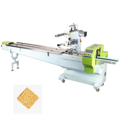 China Latest Design Automatic Food Pasta Strip Bag Flow Packing Machine for sale