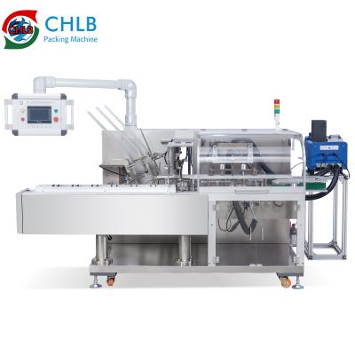 China Automatic Food Cardboard Packing Machine Small Mask Box Packing Machine Cartoning for sale