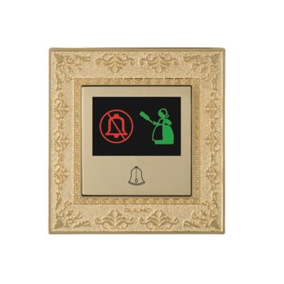 China Do not touch switch with doorbell brand good reputation factory hot sales gold electric wall switch hotel do not touch switch with doorbell brand for sale