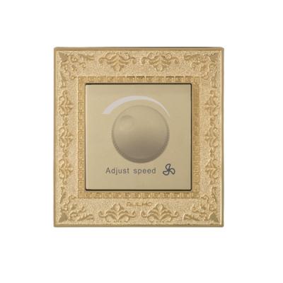 China 4 Gang 1 Way or 2 Way Switch 250V High Quality Rose Gold Color Electric Dimmer Light Control Switch for sale