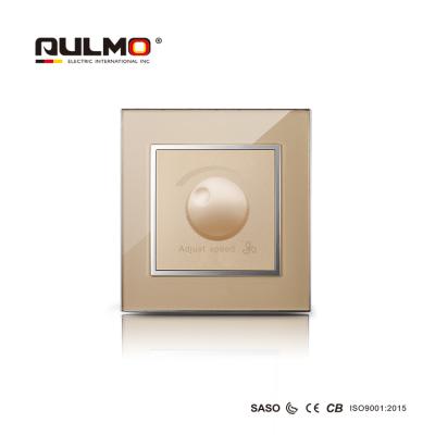 China AULMO FAN /LIGHT SWITCH PC FRONT PLATE COLOR SAFE DIMMER PAINTING WITH ACRYLIC FRAME HIGH QUALITY NICE DESIGN for sale