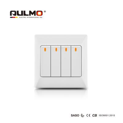 China BIG BUTTON SWITCH BUTTON 1 BAND 1 WAY SAFETY AULMO 4 FULL PC FRONT PLATE NICE DESIGN GOOD QUALITY HOME USE for sale