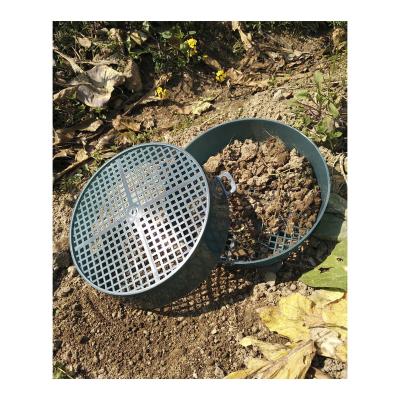 China New Modern Dark Green Plastic PP Garden Puzzle Soil Sieve Puzzle Green 19cm*4.6cm for sale