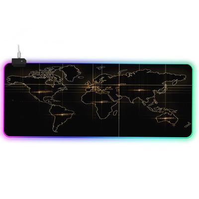 China Nontoxic ; that respects the environment; Large Size Durable World Map Game High Quality Natural Rubber Or Customize Size Non-Slip Mouse Pad Mat for sale