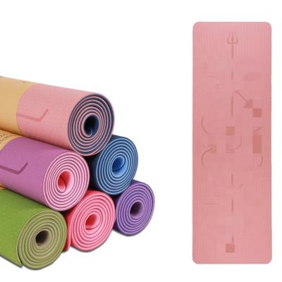 China Wholesale Durable Private Label Thick Custom Printed Eco Friendly Yoga Mat Nbr 10mm NBR Yoga Mat With Strap for sale