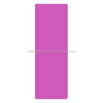 China Durable PU Leather Yoga Mat Non-Toxic Natural Rubber Yoga&Pilates Mat Made By China Factory for sale