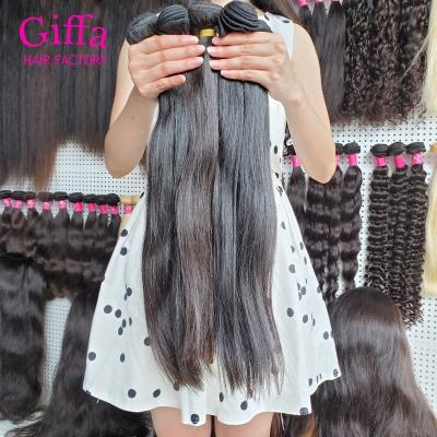 China Cheapest 100% Virgin Hair Giffa 6 Bundles Remy Supplies Tape In Bundles Curly Raw Virgin Hair Free Sample Virgin Hair Extensions Bundles for sale