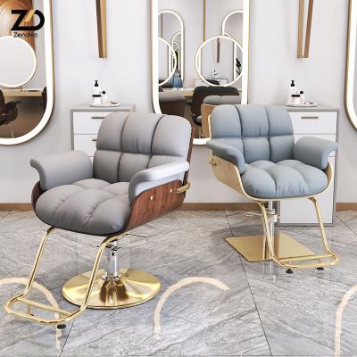 China High Quality Durable Barber Shop Styling Modern Multicolor Modern Barber Chair High Grade Special Rotary Lifting Chair for sale