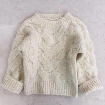 China Multi Yards Of Winter Anti-pilling Anti-pilling Fashion Knitted Children's Clothing Cute Children's Pullover Warm Sweater for sale