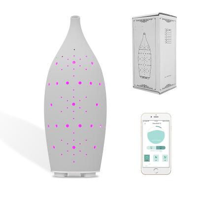 China 2022 Amazon Bestsellers Aromatherapy Ceramic Electric Aroma Scent Diffuser Home bluetooth Fragrance Diffuser Machine for sale