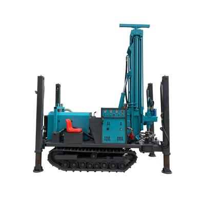 China Water Wells Rock Drill Rig High Efficiency 180 Meters Pump and Mud Pneumatic Drill Rig DTH Drill Rig for sale