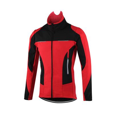 China Cycling Breathable Clothing Warm Up OEM Waterproof Anorak Running MTB Bike Tank Top Autumn Winter Fleece Thermal Cycling Jacket for sale