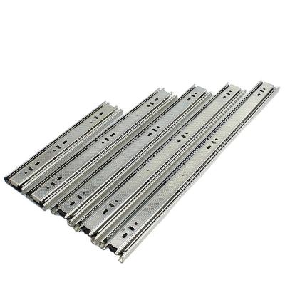 China Modern Soft Closing Drawer Slide Rail Installed To Push Drawer Slides Open Extension Slides Full Telescopic Drawer Slides Ball Bearing for sale