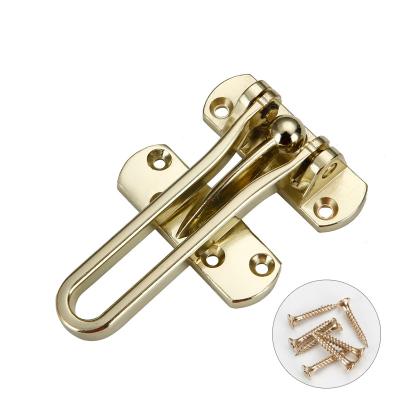 China Large modern zinc alloy anti-theft clasp for hotel security door hardware security chain door guard for sale