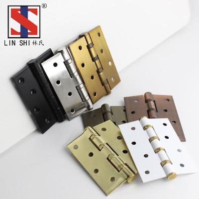 China 4 Inch Ball Bearing Modern Heavy Duty Door Hinge Market Popular Flat Stainless Steel Door Hinges for sale