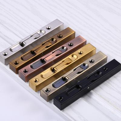 China Linshi modern high quality stainless steel flush door bolt lock conceal insert flush latch for sale