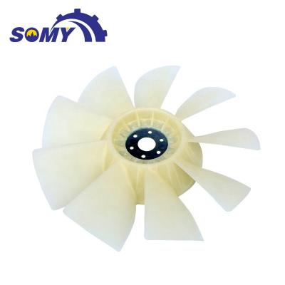 China Good Quality Excavator Engine Spare Parts Factory White Plastic Supplier And New Auto Engine Fan Blade Wholesaler for sale