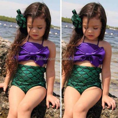 China QUICK DRY Fish Scales Bikini Female Mermaid Swimsuit Baby Bikini for sale