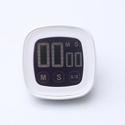 China Sustainable Touch Screen Digital Countdown Kitchen Alarm Timer for Student, Teacher, Study, Cafe, Cake for sale