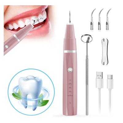 China For Home Use Whitening plaque remover adult pet electric ultrasonic plaque removal kit for dental calculus for sale