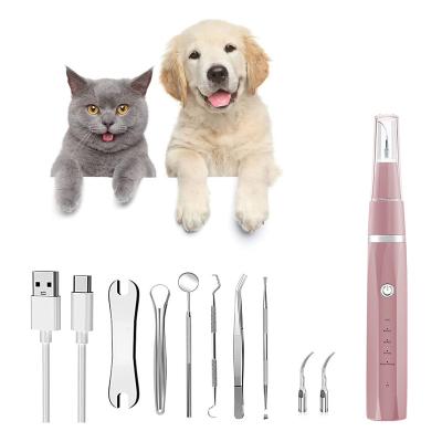 China Clean Teeth 2023 New Pet Ultrasonic Teeth Cleaning Kit with LED Lights Plaque and Tartar Removal for Dogs and Cats for sale