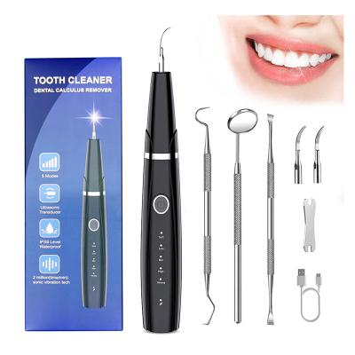 China For Home Use 2023 New Home Teeth Dental Tartar Scaler Visual Calculus Plaque Remover Electric Portable Ultrasonic Tooth Cleaner for sale