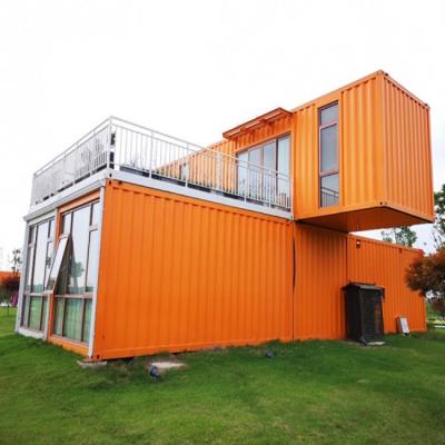 China Modern container homes 20ft prefab shipping tiny house 40ft container house luxury prefabricated home flat pack container home for sale