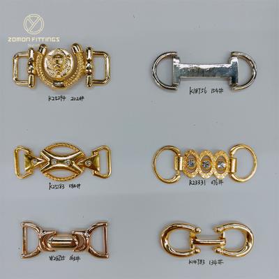 China Customized High Quality Environmentally Friendly Shoe Chain Shoe Buckle Metal Shoes Decorative Accessories for sale