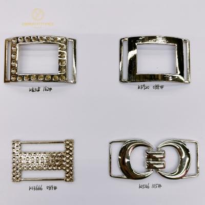 China High Quality Environmentally Friendly Shoe Buckle Accessories Gold Women Metal Shoe Decorative Ornaments for sale