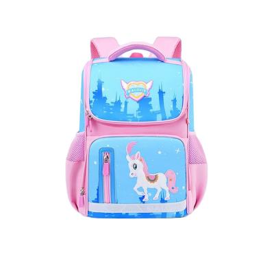 China Back to school school bags kids backpack for girls with pony printing for sale