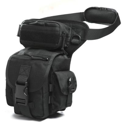 China Oxford fabric waterproof multifunctional military tactical sling waist leg bag for sale