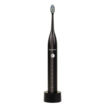 China Battery Operated Waterproof IPX7 Electric Toothbrush For Adult Radio Charging 2 5 Modes Travel Rechargeable Slim Brushing OEM for sale