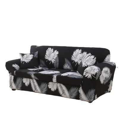 China Comfortable wholesale ready made covers sofa printed spandex fabric seat recliner stretch elastic sofa cover for sale